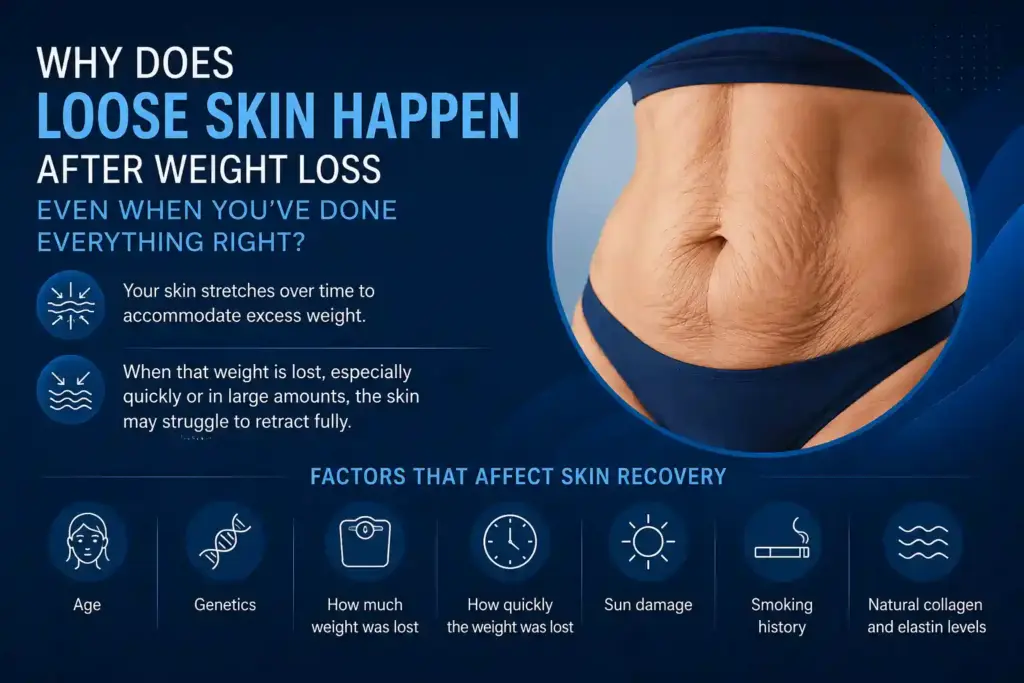 Why Does Loose Skin Happen After Weight Loss Even When You’ve Done Everything Right Crewe?