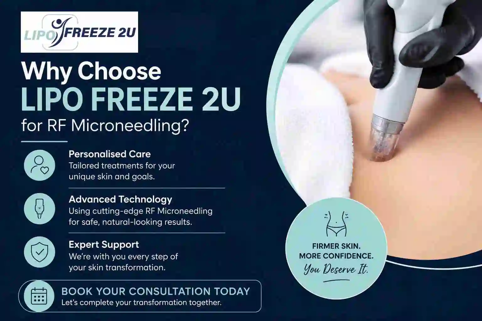 Why Choose LIPO FREEZE 2U for RF Microneedling Crewe?